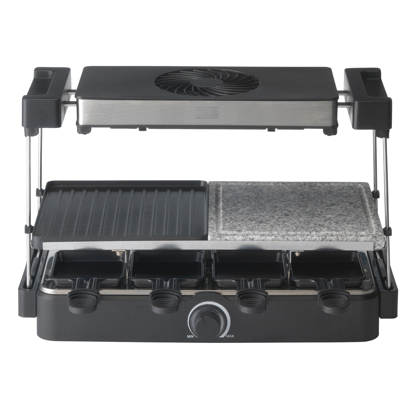 Trebs 15100 - Raclette mit Dunstabzug und Steinplatte