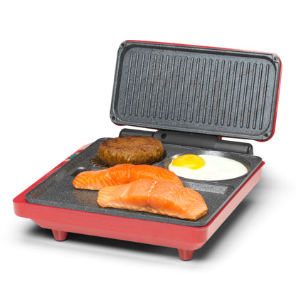 Trebs 99362 - Contact- en tafel Multi Grill / Comfortcook voor vlees, vis, groenten, pannenkoeken of eieren