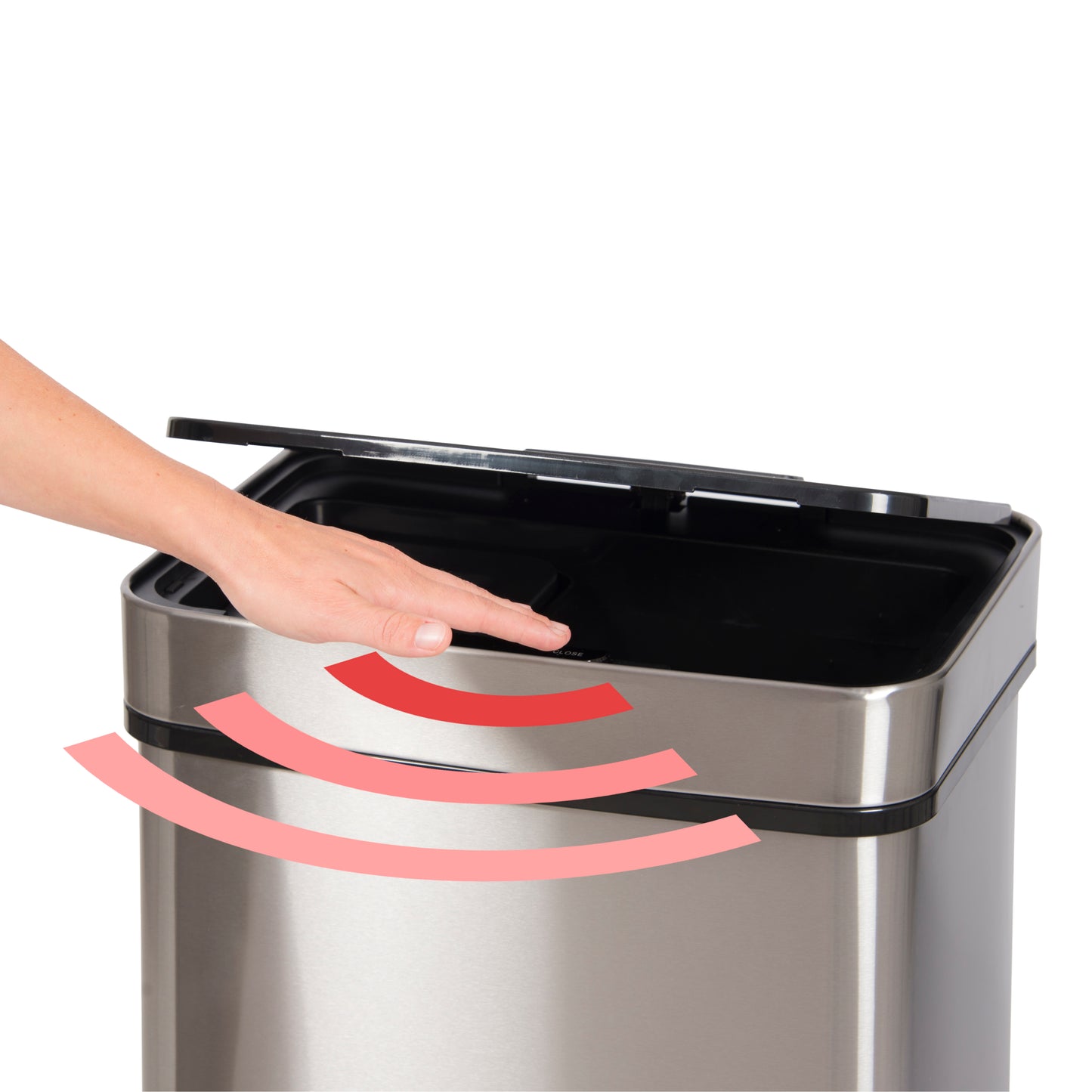 Trebs 99359 - Waste Bin / Comfortliving 50l with infrared sensor and bin bag holder