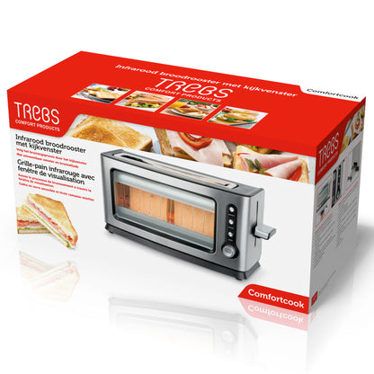 Trebs 99320 - Transparent Infrared Toaster / Comfortcook with 7 settings