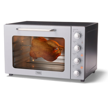 Trebs 99393 - Elektrische Oven Comfortcook 55L - Grijs-Glas