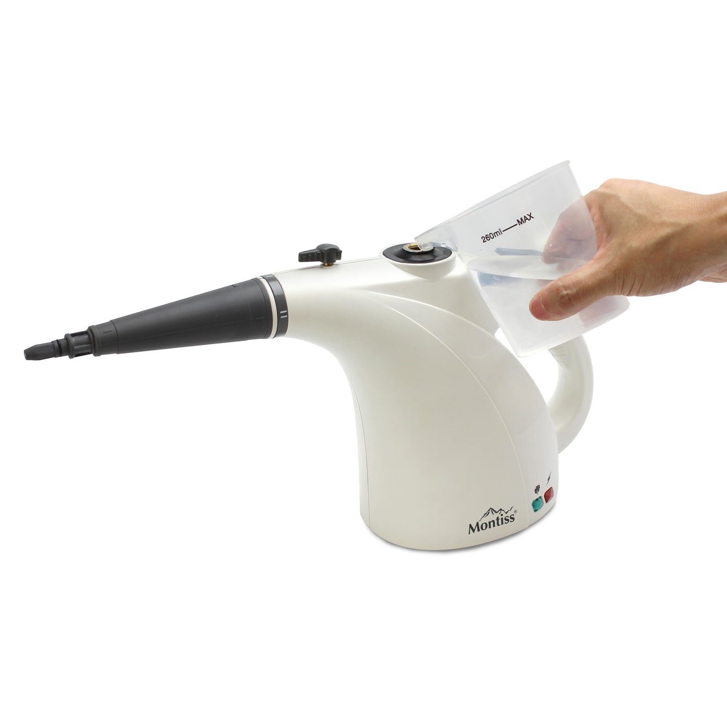 Montiss CSC5803M - Hand Steam Cleaner 260 ml with 3 m cord and 8 accessories