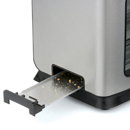 Trebs 99320 - Infrarot-Toaster / Comfortcook mit Sichtfenster und 7 Bräunungsstufen